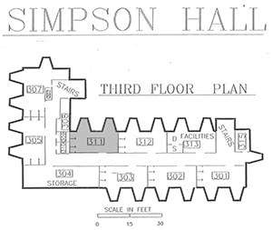 Simpson 3rd floor plan